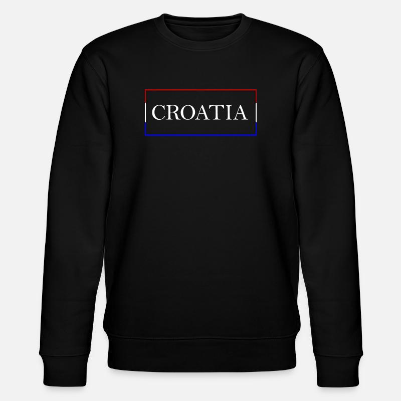 Croatie Design Kroatien - Sweat bio CHANGER Stanley/Stella Unisexe - noir
