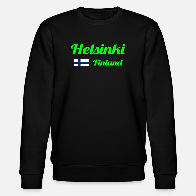 Helsinki Finnland - Stylische Drucke - Stanley/Stella Unisex Bio-Sweatshirt CHANGER  - Schwarz