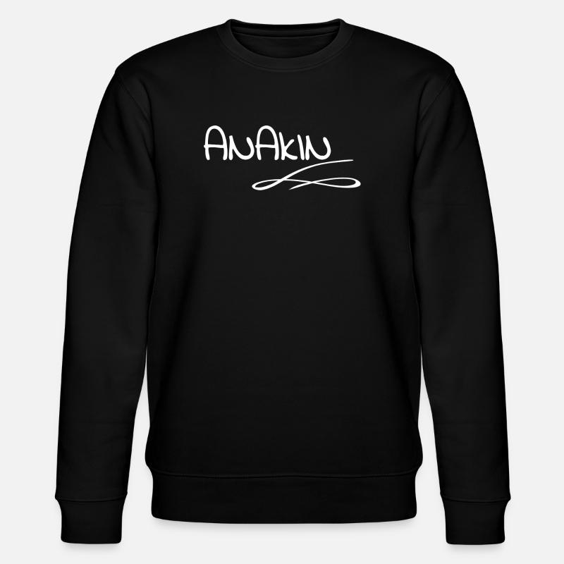 Anakin Graffiti Lettering - Stanley/Stella CHANGER Unisex Organic Sweatshirt - black
