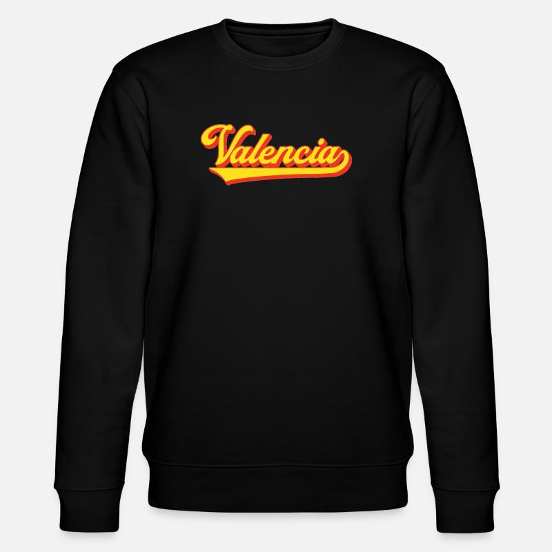 Valencia Script Logo - Stanley/Stella Unisex Bio-Sweatshirt CHANGER  - Schwarz