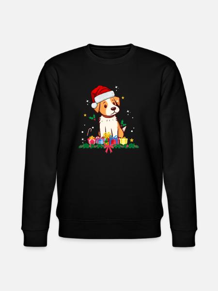Dog Christmas - Stanley/Stella CHANGER Unisex Organic Sweatshirt - black