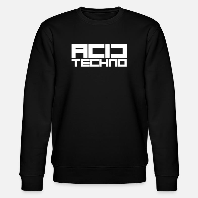 Acid-Techno - Stanley/Stella Unisex Bio-Sweatshirt CHANGER  - Schwarz