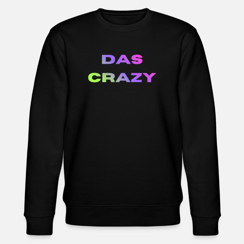 Das Crazy - Stanley/Stella Unisex Bio-Sweatshirt CHANGER  - Schwarz