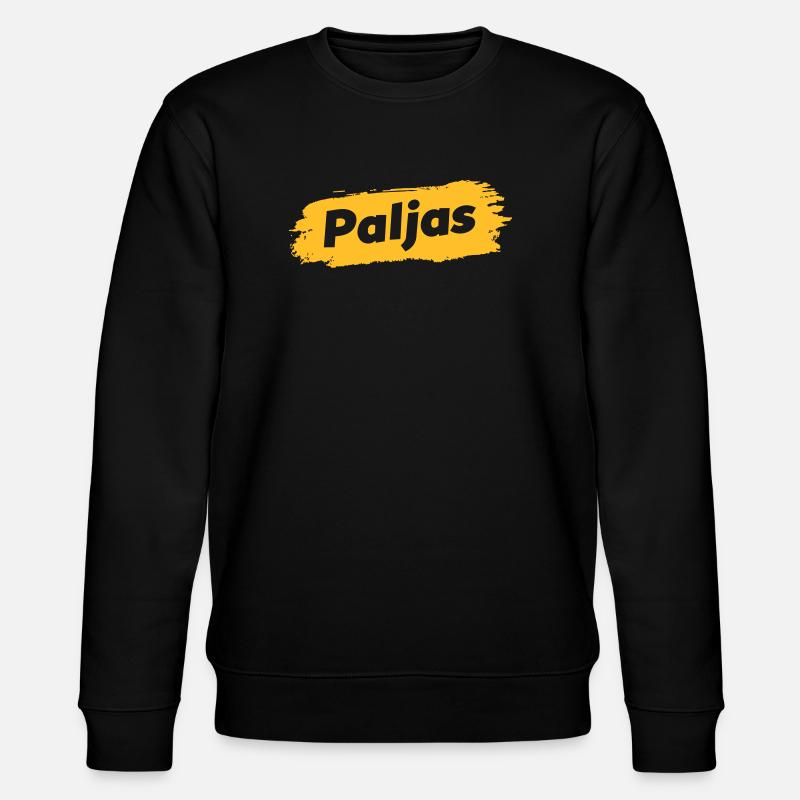 Paljas - Antwerpener Dialekt - Stanley/Stella Unisex Bio-Sweatshirt CHANGER  - Schwarz