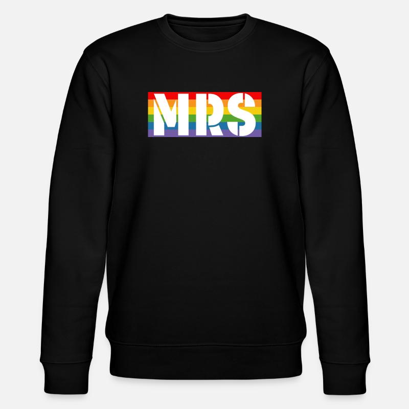 Rainbow shirt MRS - Stanley/Stella Unisex Bio-Sweatshirt CHANGER  - Schwarz
