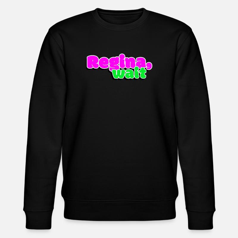 Königin, warte - Stanley/Stella Unisex Bio-Sweatshirt CHANGER  - Schwarz