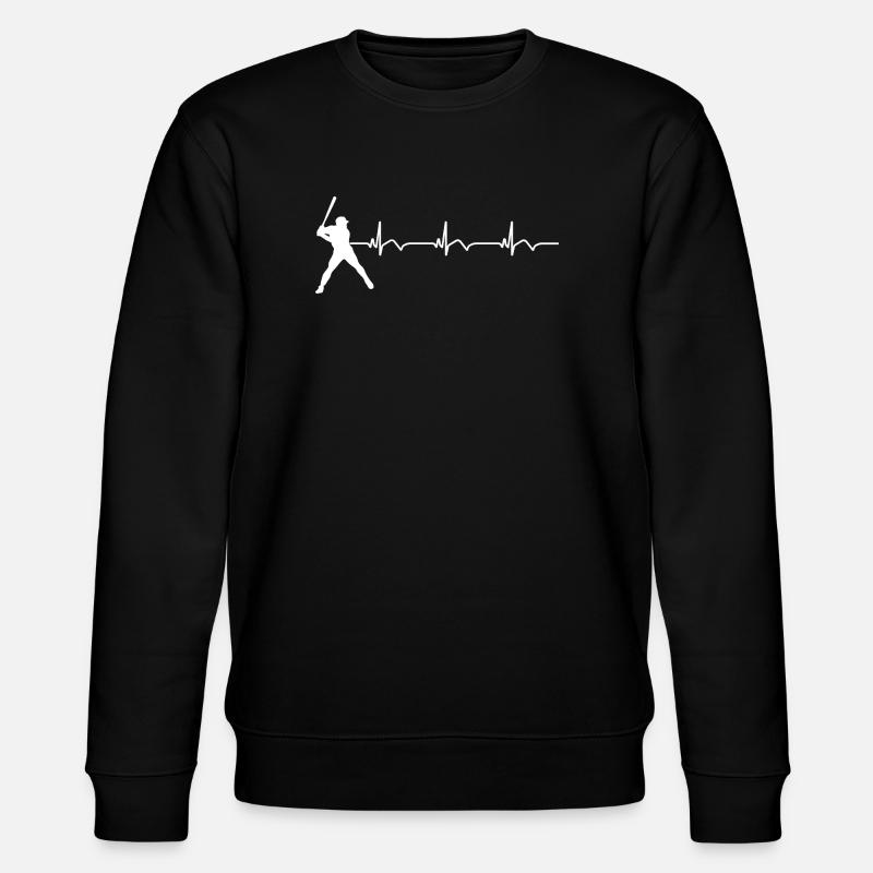 Baseball ECG Batte de baseball - Sweat bio CHANGER Stanley/Stella Unisexe - noir