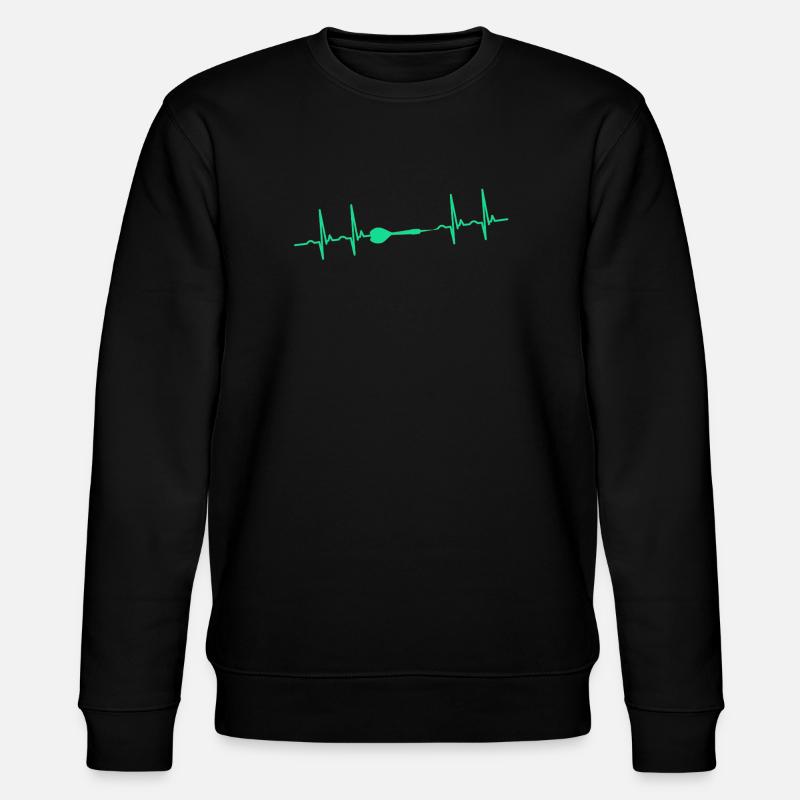 Dart Darter Darten - Stanley/Stella Unisex Bio-Sweatshirt CHANGER  - Schwarz