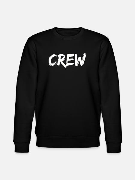 crew - Stanley/Stella CHANGER Unisex Organic Sweatshirt - black