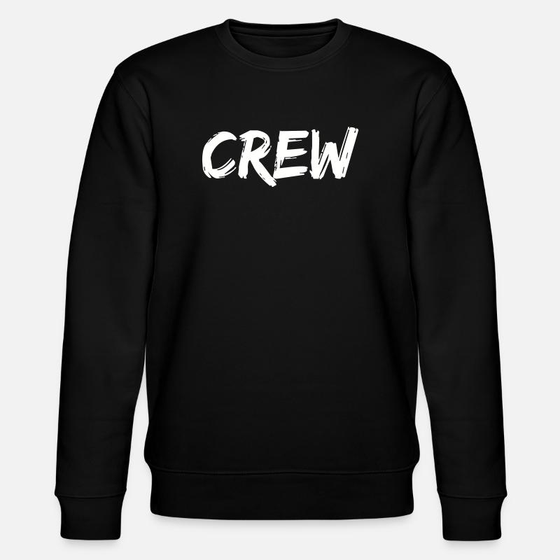 crew - Stanley/Stella CHANGER Unisex Organic Sweatshirt - black