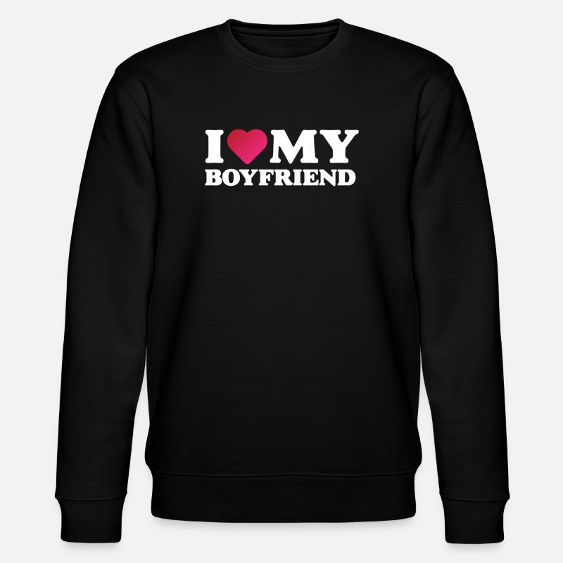 J’aime mon petit ami - Sweat bio CHANGER Stanley/Stella Unisexe - noir