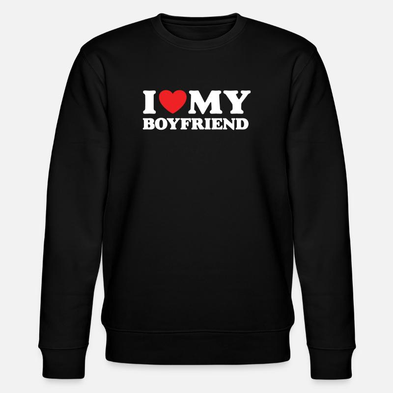 J’aime mon petit ami - Sweat bio CHANGER Stanley/Stella Unisexe - noir