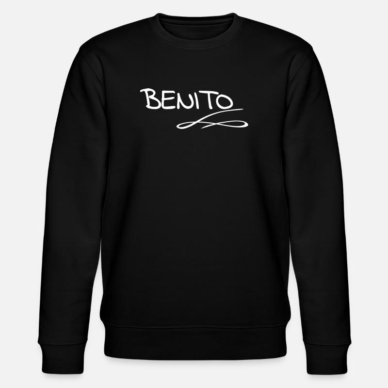Benito as a given name - Stanley/Stella CHANGER Unisex Organic Sweatshirt - black