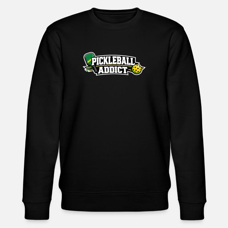 Pickleball Addict Logo - Sweat bio CHANGER Stanley/Stella Unisexe - noir