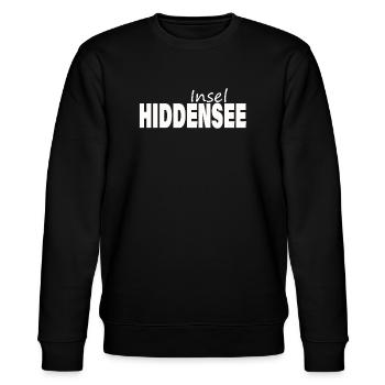 Insel HIDDENSEE - Stanley/Stella Unisex Bio-Sweatshirt CHANGER  - Schwarz - Vorne - Nik (191cm) & Marisol (170cm)