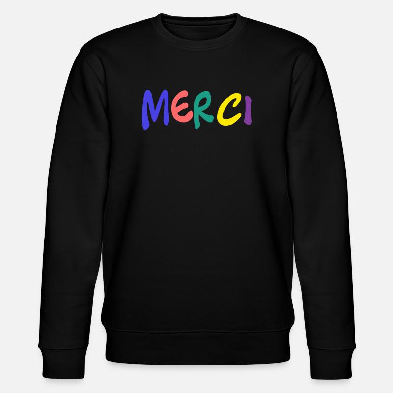 MERCI. MAÎTRESSE. MAÎTRE. MERCI MAÎTRESSE - Sweat bio CHANGER Stanley/Stella Unisexe - noir