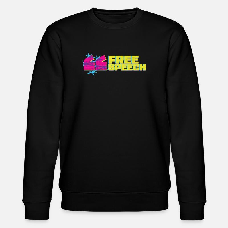 Vibrant graffiti liberté d’expression t-Shirt design - Sweat bio CHANGER Stanley/Stella Unisexe - noir