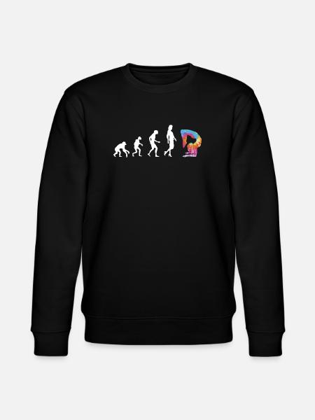 Quote for a contortionist - Stanley/Stella CHANGER Unisex Organic Sweatshirt - black