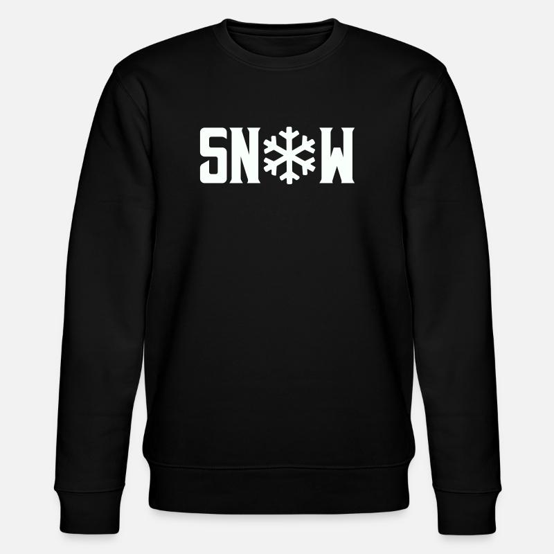 Snow - Stanley/Stella CHANGER Unisex Organic Sweatshirt - black