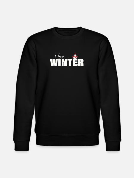J’adore l’hiver - Sweat bio CHANGER Stanley/Stella Unisexe - noir