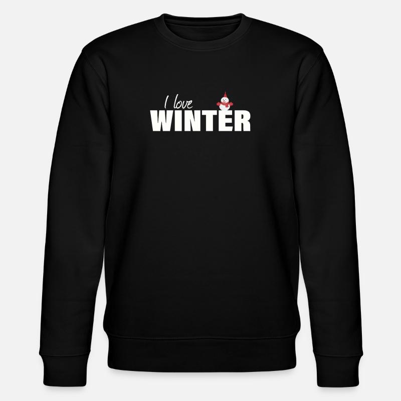 J’adore l’hiver - Sweat bio CHANGER Stanley/Stella Unisexe - noir