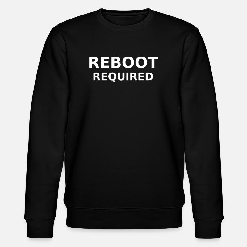 REBOOT REQUIRED - Stanley/Stella Unisex Bio-Sweatshirt CHANGER  - Schwarz