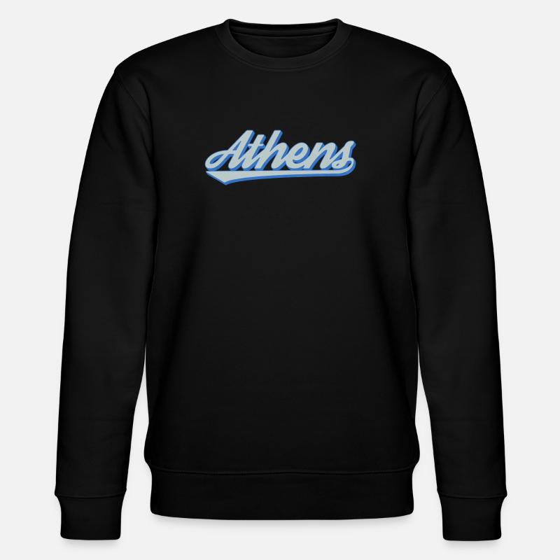 Athens Script Rétro - Sweat bio CHANGER Stanley/Stella Unisexe - noir