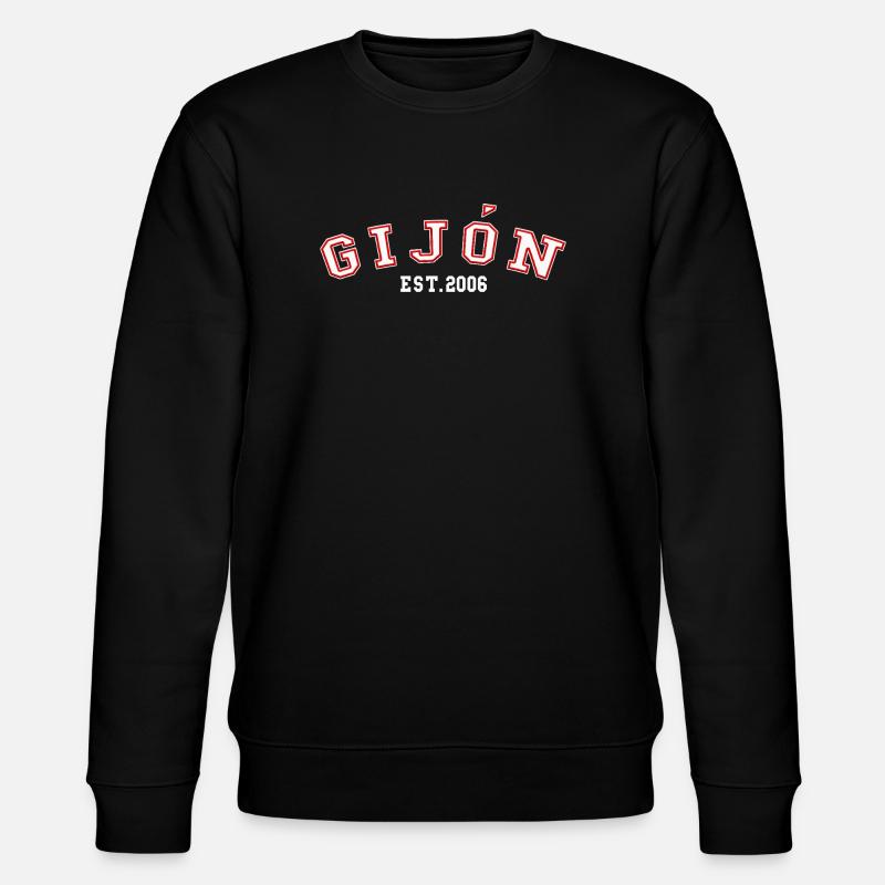 Gijón Est. 2006 - Stanley/Stella Unisex Bio-Sweatshirt CHANGER  - Schwarz