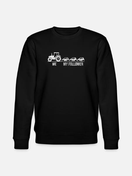 Tractor Pulls Car Chain - Stanley/Stella CHANGER Unisex Organic Sweatshirt - black