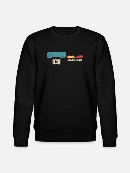 Lkw Fahrer - Stanley/Stella Unisex Bio-Sweatshirt CHANGER  - Schwarz