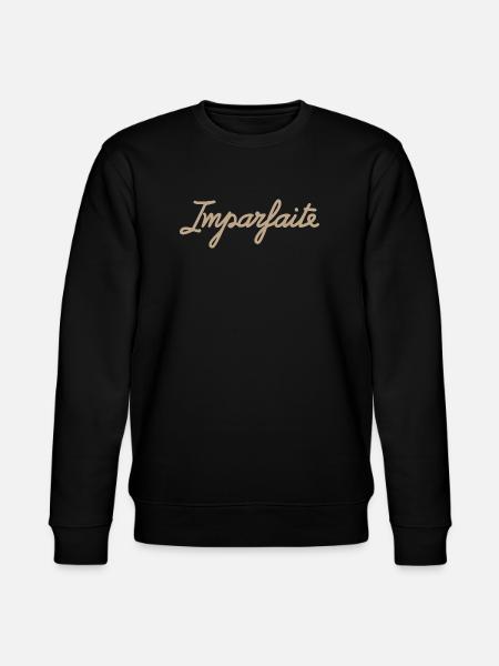 Imperfect – Einzigartig und stolz darauf - Stanley/Stella Unisex Bio-Sweatshirt CHANGER - Schwarz