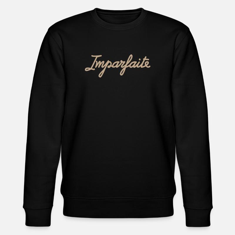 Imperfect – Einzigartig und stolz darauf - Stanley/Stella Unisex Bio-Sweatshirt CHANGER  - Schwarz