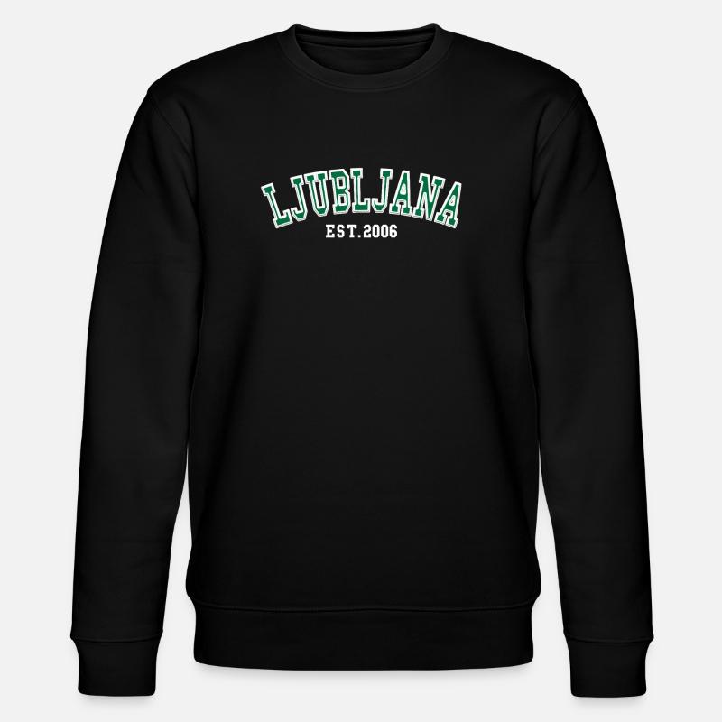 Ljubljana Est. 2006 - Stanley/Stella CHANGER Unisex Organic Sweatshirt - black