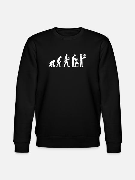 Japanese Bonsai Tree Plant Evolution Bonsai - Stanley/Stella CHANGER Unisex Organic Sweatshirt - black