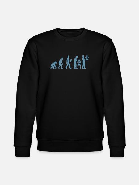 Japanese Bonsai Tree Plant Evolution Bonsai - Stanley/Stella CHANGER Unisex Organic Sweatshirt - black