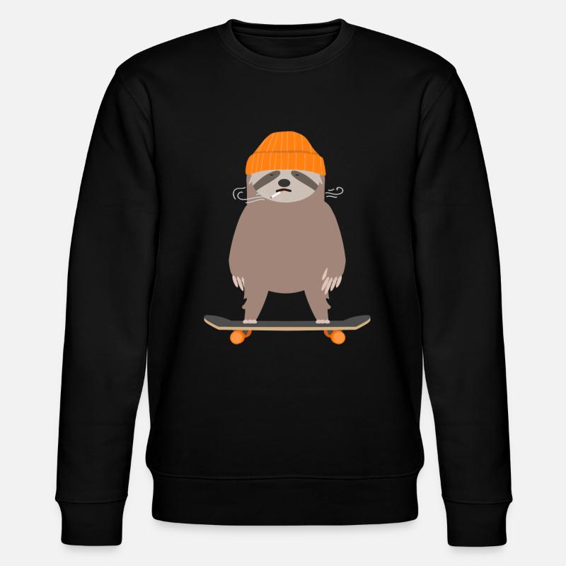 Skate skate skate skateboard Halfpipe - Sweat bio CHANGER Stanley/Stella Unisexe - noir