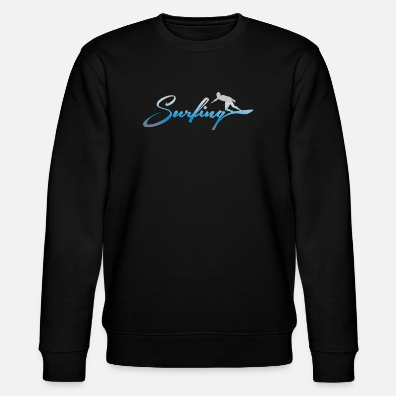 SURFEN, SURFEN - Stanley/Stella Unisex Bio-Sweatshirt CHANGER  - Schwarz