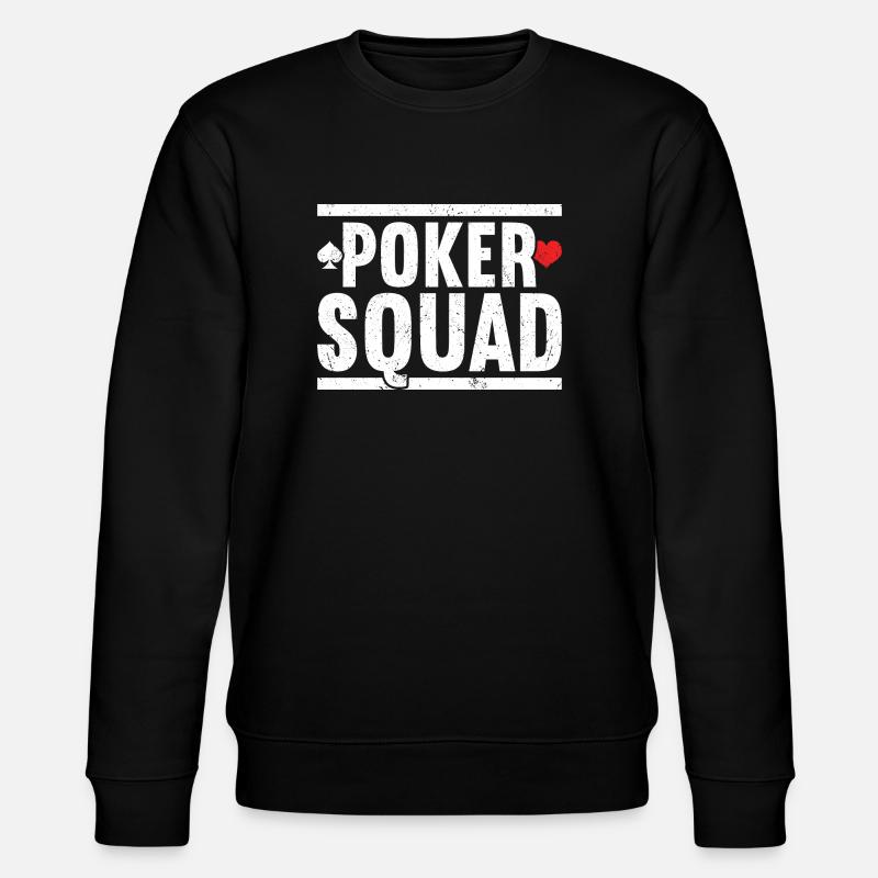 Poker - Sweat bio CHANGER Stanley/Stella Unisexe - noir