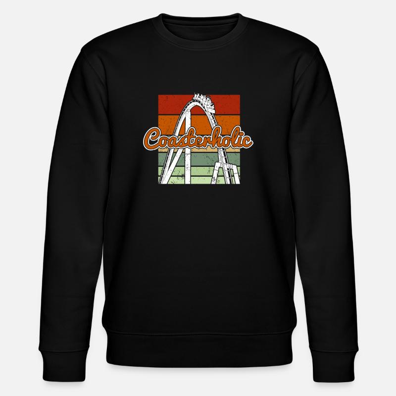 Achterbahn Achterbahn - Stanley/Stella Unisex Bio-Sweatshirt CHANGER  - Schwarz