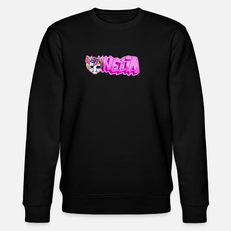 Nelia - Stanley/Stella Unisex Bio-Sweatshirt CHANGER  - Schwarz