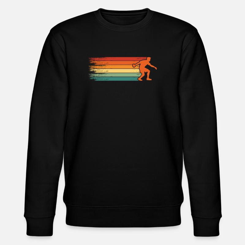 Boule retro Petanque Boule Boule player - Stanley/Stella CHANGER Unisex Organic Sweatshirt - black