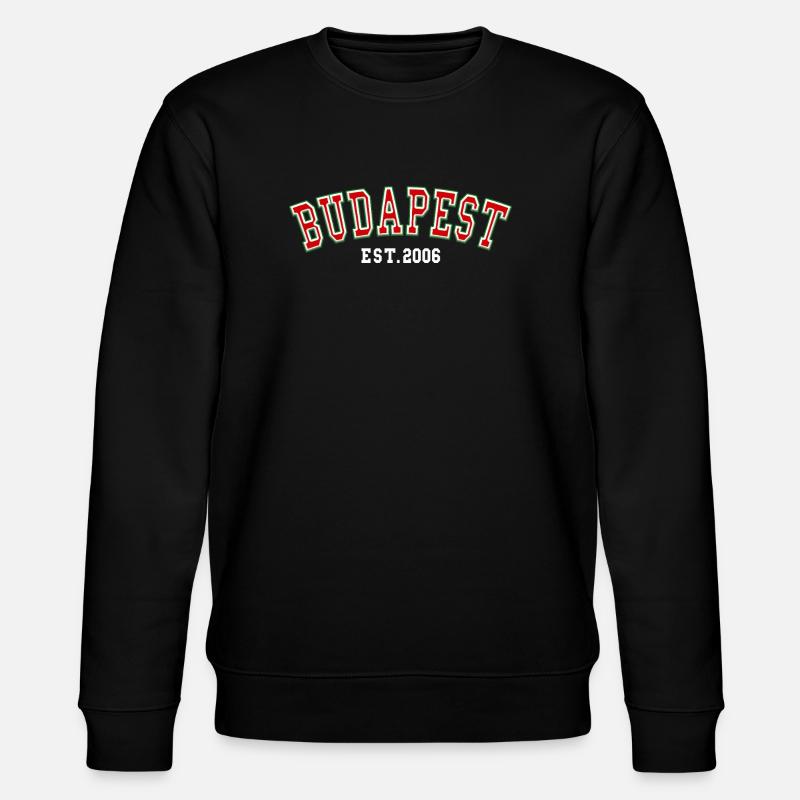 Budapest Est. 2006 - Stanley/Stella CHANGER Unisex Organic Sweatshirt - black