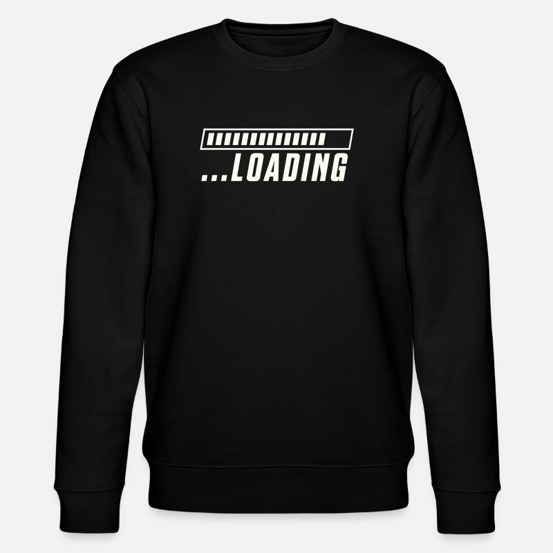 Loading Bar Loading Progress - Stanley/Stella CHANGER Unisex Organic Sweatshirt - black