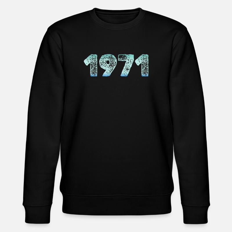1971 Neon Bruch - Stanley/Stella CHANGER Unisex Organic Sweatshirt - black