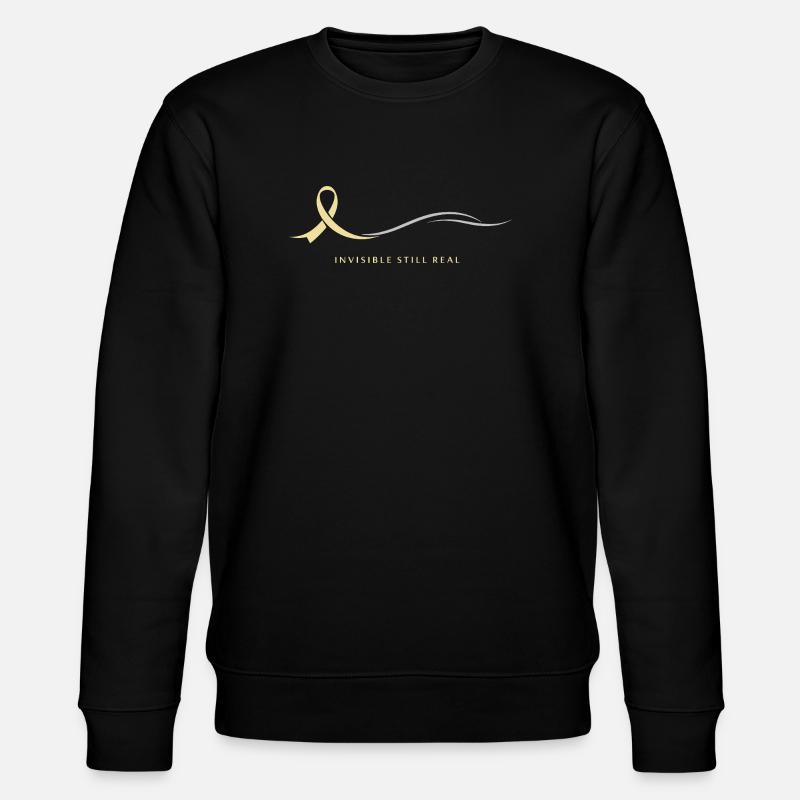 Endometriose-bewusstsein Endo Warrior - Stanley/Stella Unisex Bio-Sweatshirt CHANGER  - Schwarz