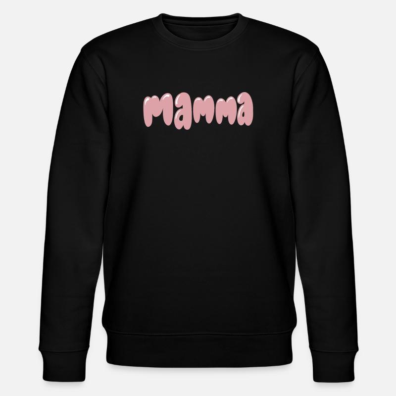 Pétillante Maman Style Joueuse Rose - Sweat bio CHANGER Stanley/Stella Unisexe - noir