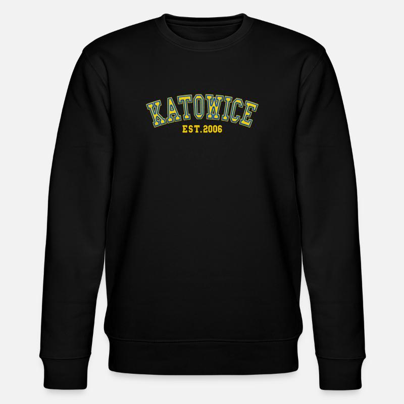 Katowice Est. 2006 - Stanley/Stella CHANGER Unisex Organic Sweatshirt - black