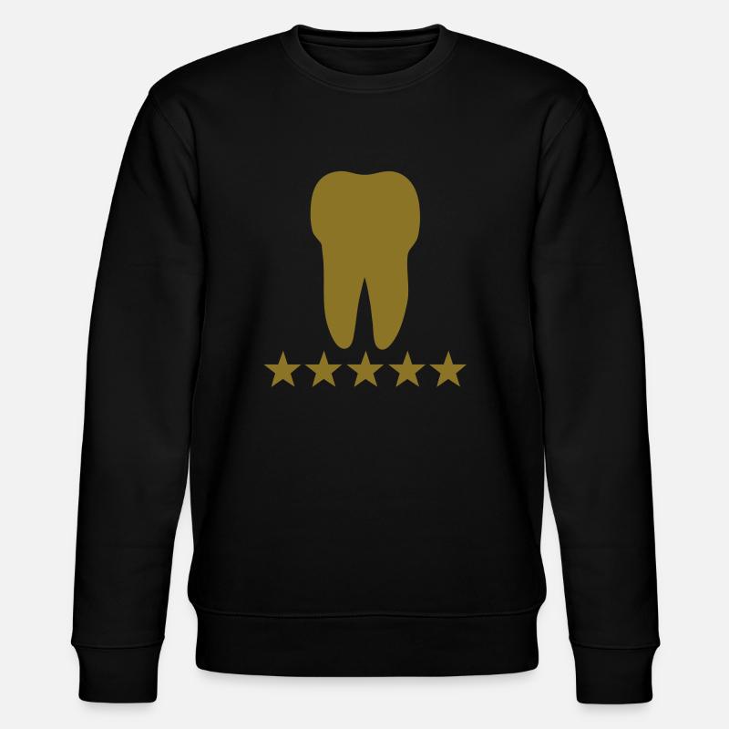 tooth 5 star - Sweat bio CHANGER Stanley/Stella Unisexe - noir