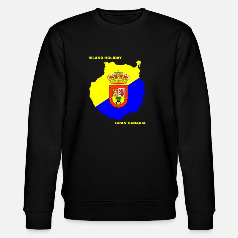 Gran Canaria Holiday Urlaub - Stanley/Stella Unisex Bio-Sweatshirt CHANGER  - Schwarz