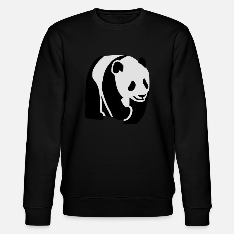 Panda - Sweat bio CHANGER Stanley/Stella Unisexe - noir